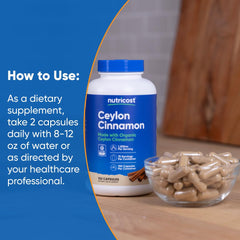 GMP-compliant FDA-registered facility badge for Nutricost Cinnamon