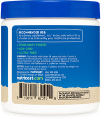 Close-up of Nutricost Organic Shiitake Mushroom Powder 4 oz bottle
