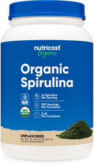 Nutricost Organic Spirulina Powder 2lb tub