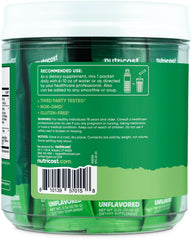 Third-party testing and GMP facility icons on Nutricost Organic Super Greens