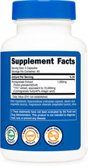 Nutricost bottle packaging showing 40 servings per bottle