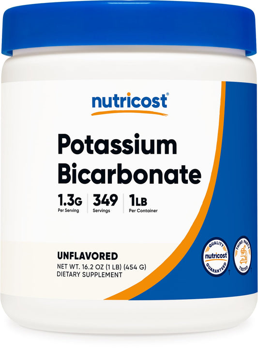 Nutricost Potassium Bicarbonate Powder 1lb bottle