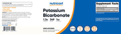 GMP compliant facility packaging for Nutricost potassium bicarbonate