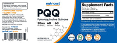 Pack of 2 Nutricost PQQ bottles