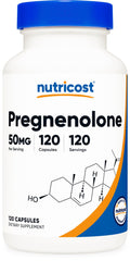 Nutricost Pregnenolone 50mg bottle label