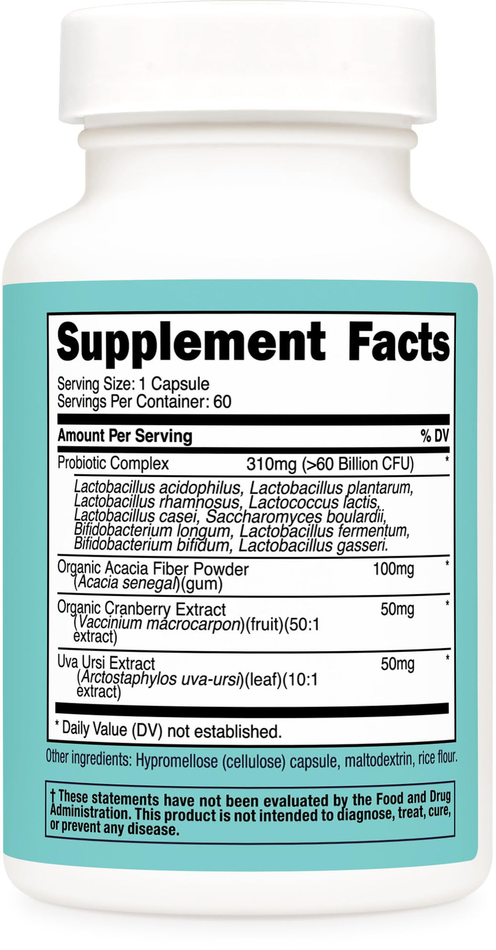 Independent third-party tested production facility for Nutricost Probiotic for Women