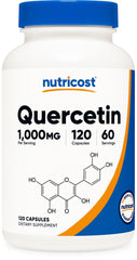Nutricost Quercetin 1000mg bottle with label
