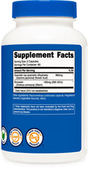 Facility testing and third-party compliance insignia for Nutricost Quercetin with Bromelain