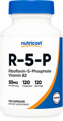 Nutricost R-5-P bottle front view
