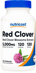 Nutricost Red Clover Blossoms capsules - 120 count