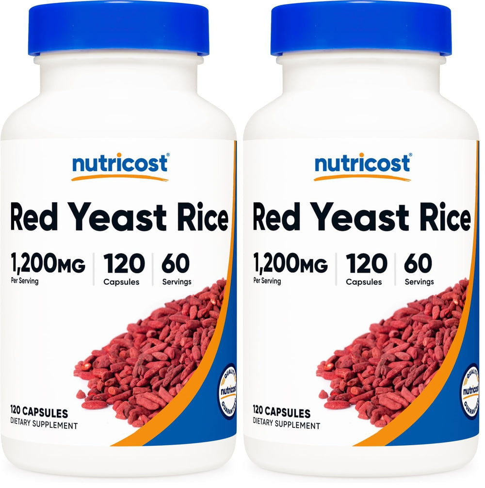Nutricost Red Yeast Rice 1200mg bottle – hero image (Pack of 2)