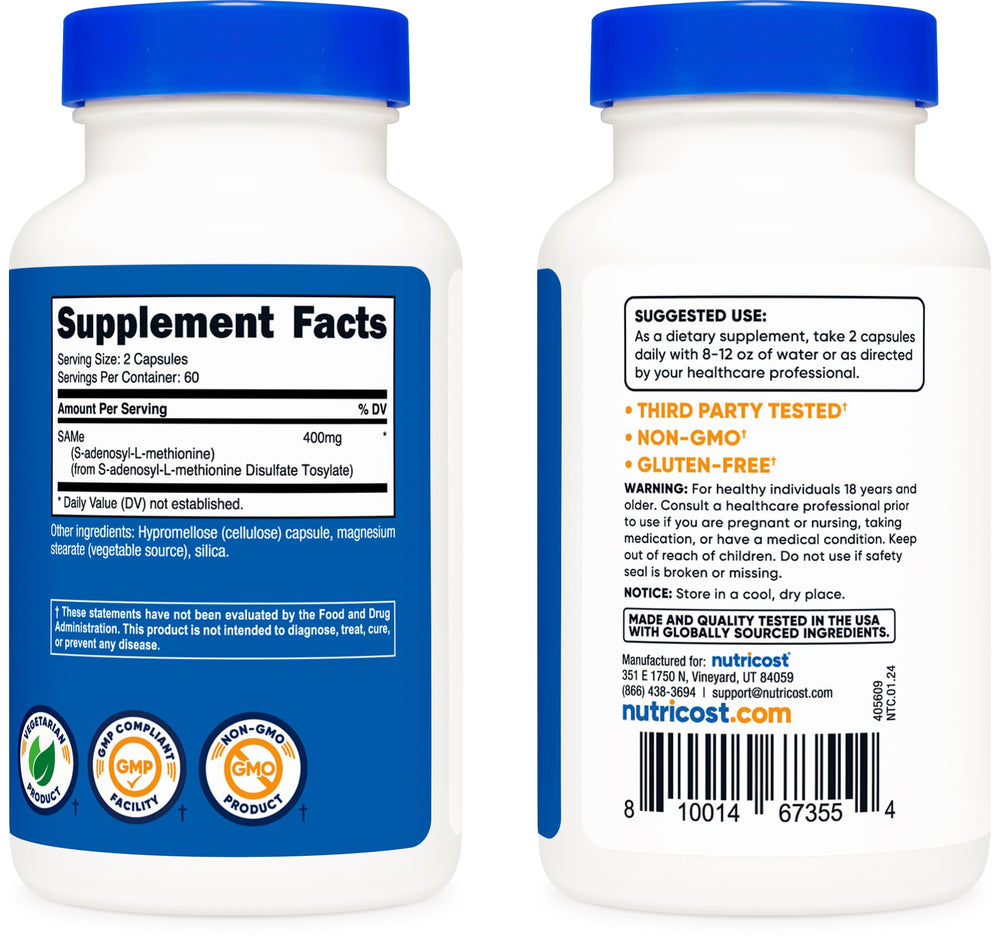 Label showing Non-GMO, Gluten Free, and Vegetarian Friendly