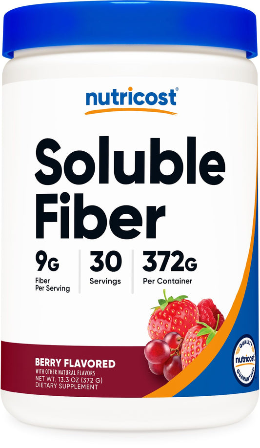 Nutricost Soluble Fiber Berry bottle