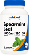 Nutricost Spearmint Leaf 1000mg bottle – 120 capsules (hero image)