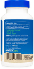 Gluten free, Non-GMO and Soy free Nutricost Spirulina packaging