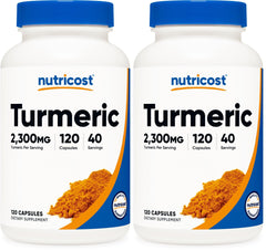 Nutricost Turmeric Curcumin bottle with BioPerine