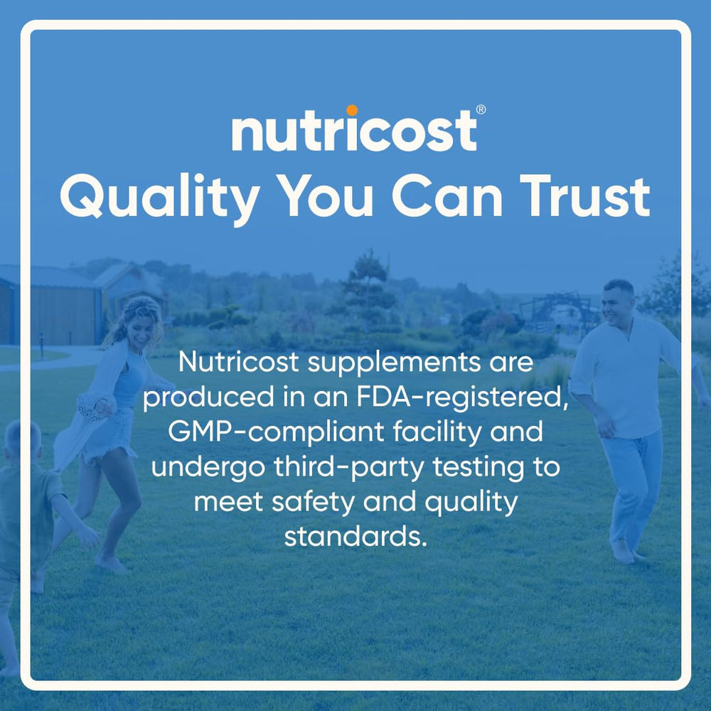 Nutrition facts panel on Turmeric Curcumin bottle