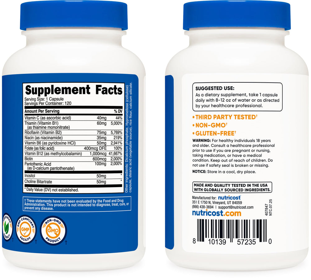 Plant-based veggie capsules - 120-count bottle