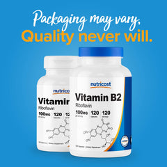 Nutricost bottle showing 120 capsules per bottle