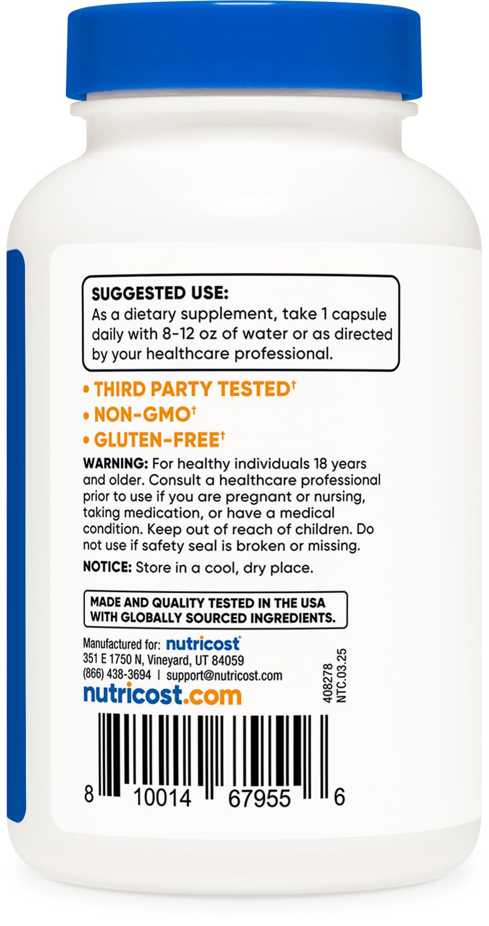 GMP compliant, FDA registered facility