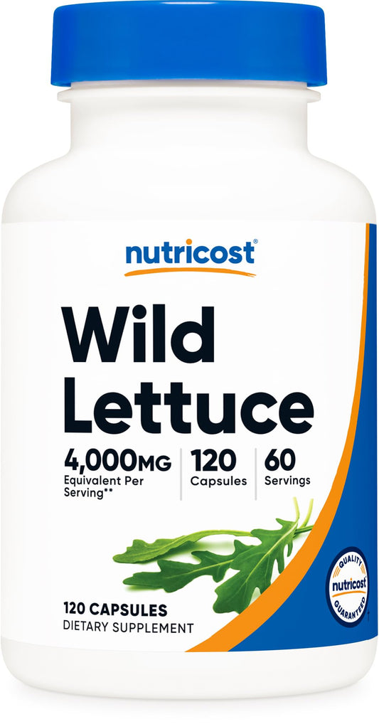 Nutricost Wild Lettuce Extract bottle with 120 capsules