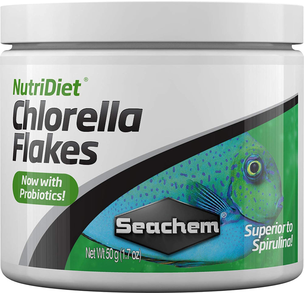 Seachem NutriDiet Chlorella Flakes 50g packaging