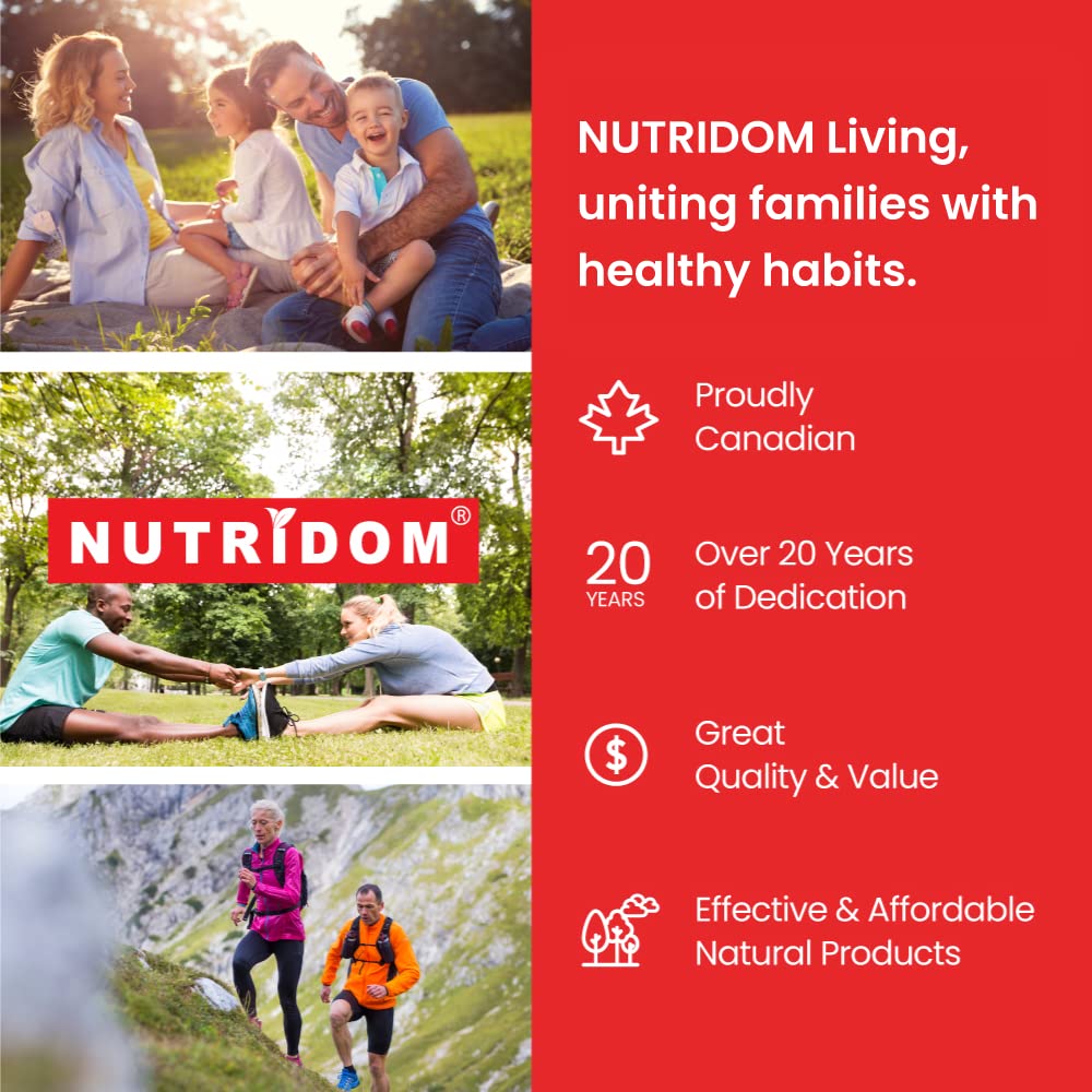 Nutridom Bromelain packaging and brand logo on the bottle