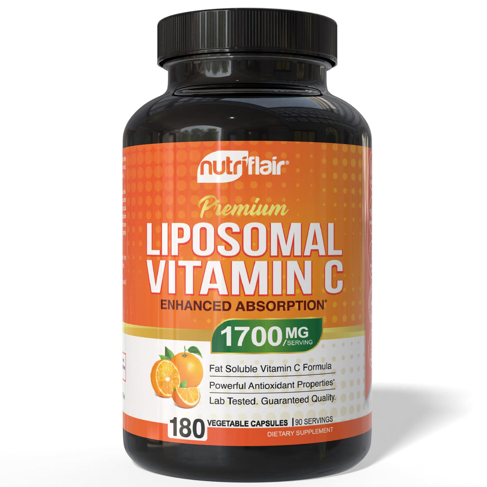 NutriFlair Liposomal Vitamin C 1700mg bottle front