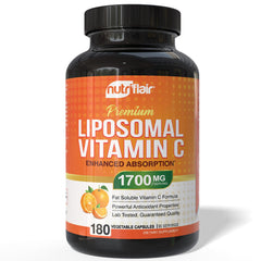 NutriFlair Liposomal Vitamin C 1700mg bottle front