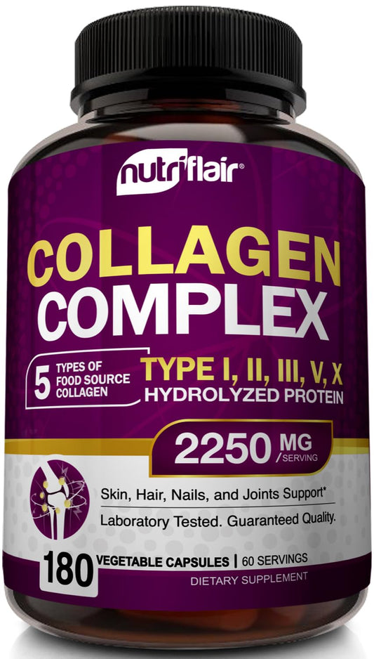 NutriFlair Collagen Peptides bottle front view