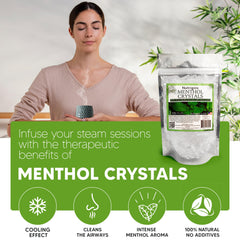 Reusuable bag packaging for Nutrigins menthol crystals