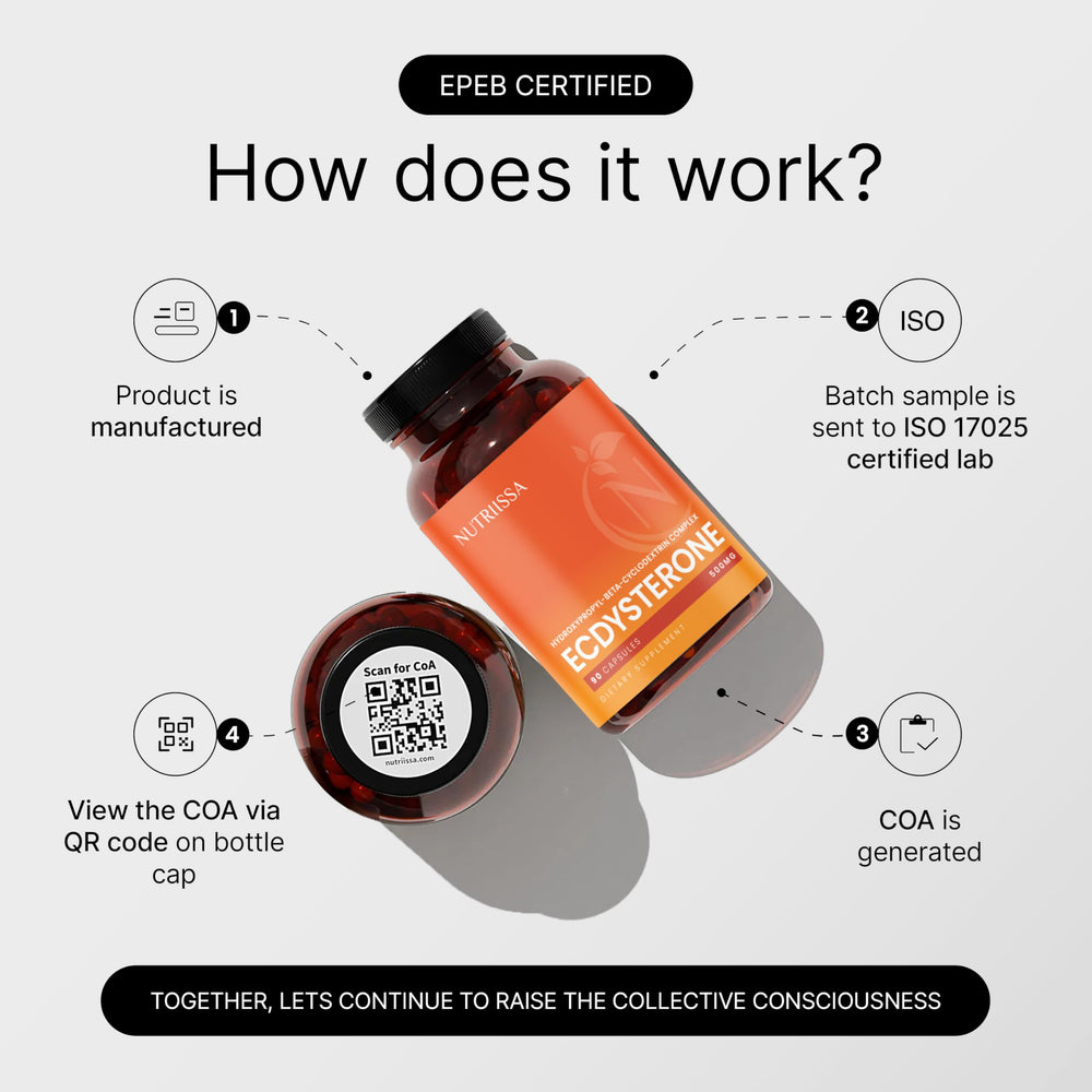 Bottle with capsules on white background