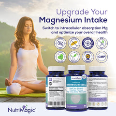 NutriMagic 520mg dietary supplement facts label