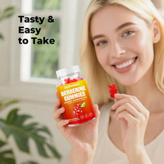 Close-up of ingredients list including Berberine HCl