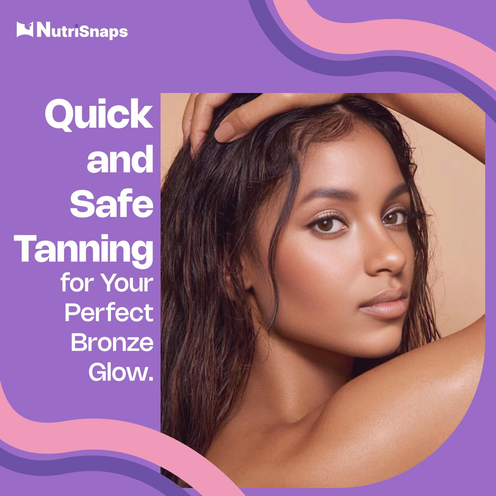 Usage instructions for Nutrisnaps Tanning Gummies