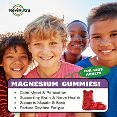 Nutrition facts panel for Magnesium Complex Gummies.