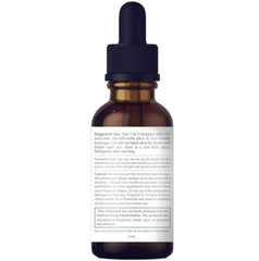 Nutrition facts panel for Vitamin D3 K2 drops