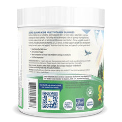Nutrition facts panel for Zero Sugar Kids Multi Gummies