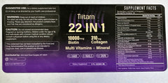 Nutrition facts / supplement information illustration
