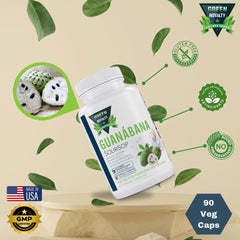Nutrition facts and vegan capsule on white background