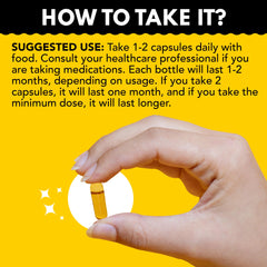 Nutrition facts label for Black Seed Oil Capsules