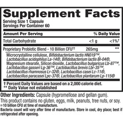 Nutrition Now PB 8 Probiotic 60-count bottle with 10 probiotic strains