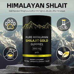 Nutrition label for Himalayan Shilajit Gummies