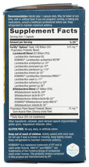Nutrition label highlighting 100B CFU guarantee