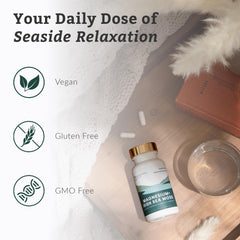 Capsule packaging highlighting heart and bone health support