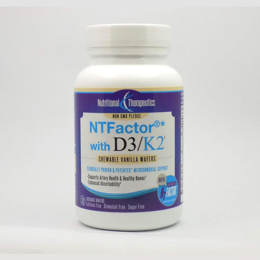 Nutritional Therapeutics D3/K2 with NT Factor Vanilla 30 Wafers box