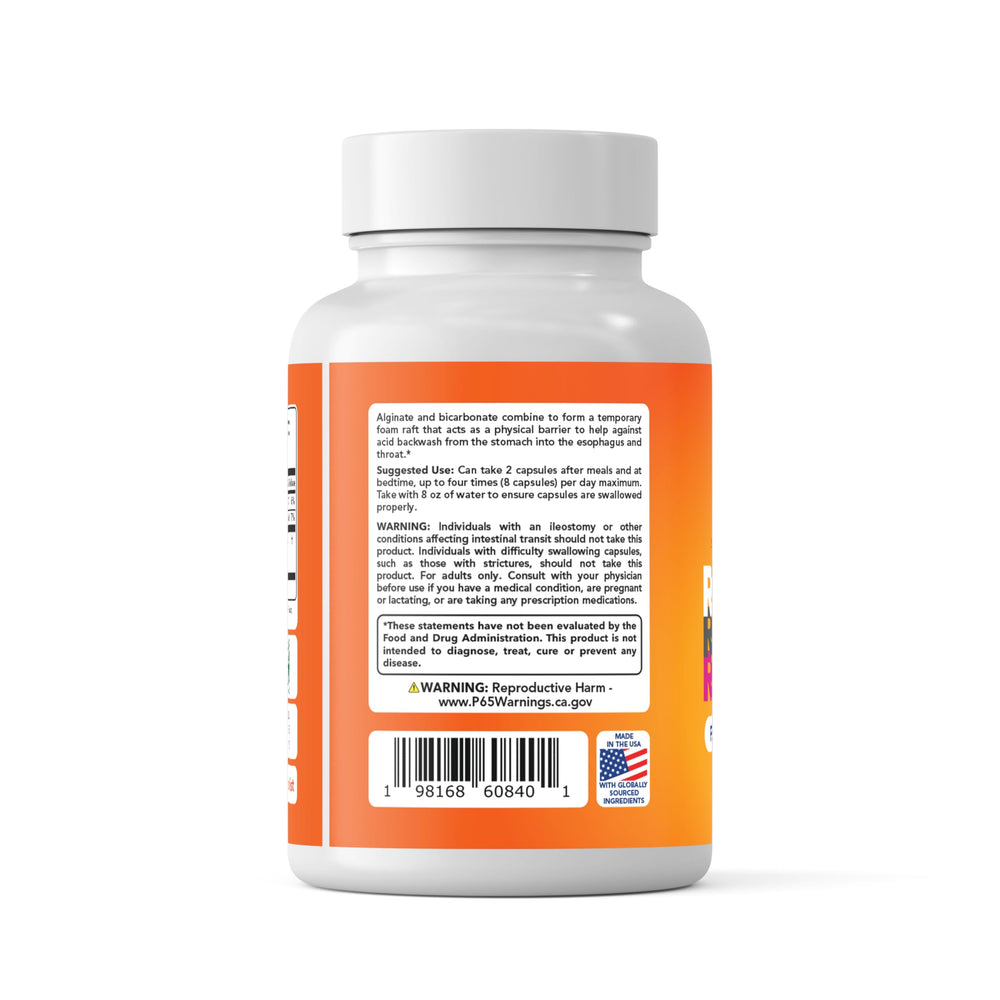 Nutritist Refluxter packaging highlights pregnancy-safe acid reflux relief option.