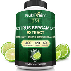 Nutrivein Citrus Bergamot 1400 mg bottle – hero image