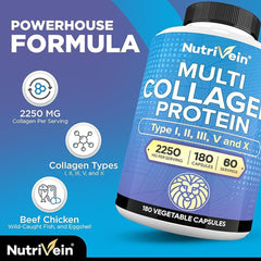Bottle label showing 2250 mg strength and 180 capsules
