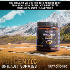 Manuka honey MGO logo with Shilajit gummies